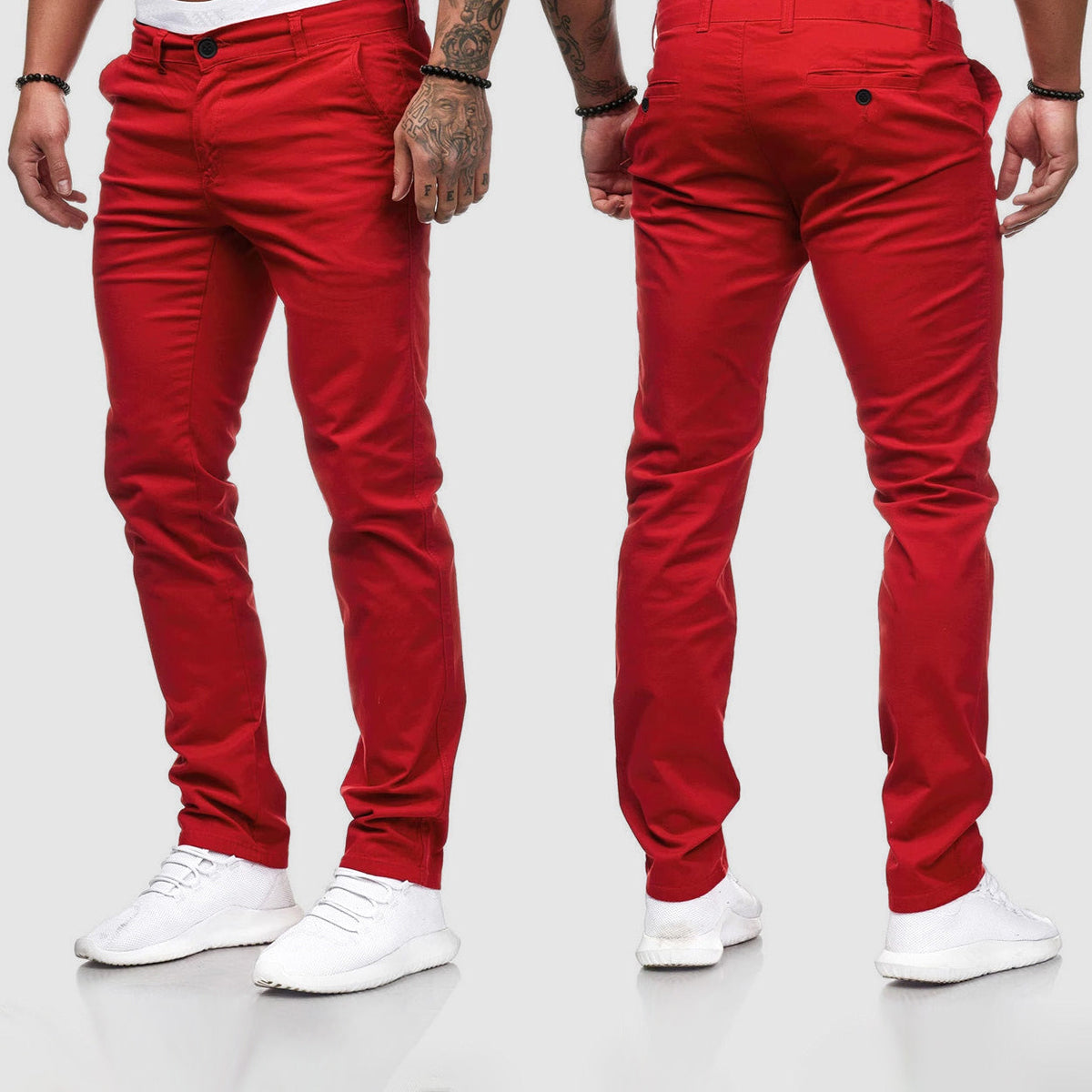 Men's Slim-Fit Chino Pants