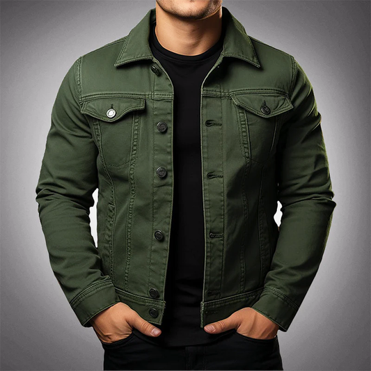 Men's Slim Fit Denim Jacket - Autumn Edition