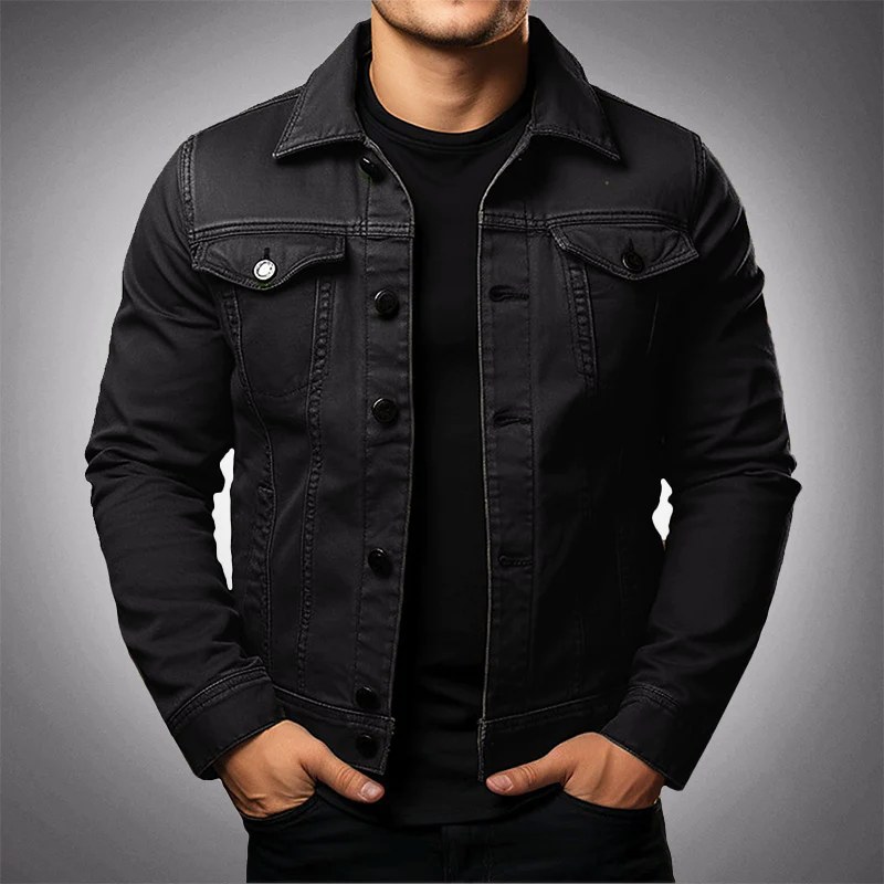 Men's Slim Fit Denim Jacket - Autumn Edition
