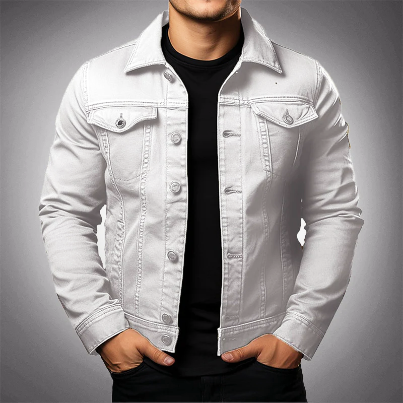 Men's Slim Fit Denim Jacket - Autumn Edition