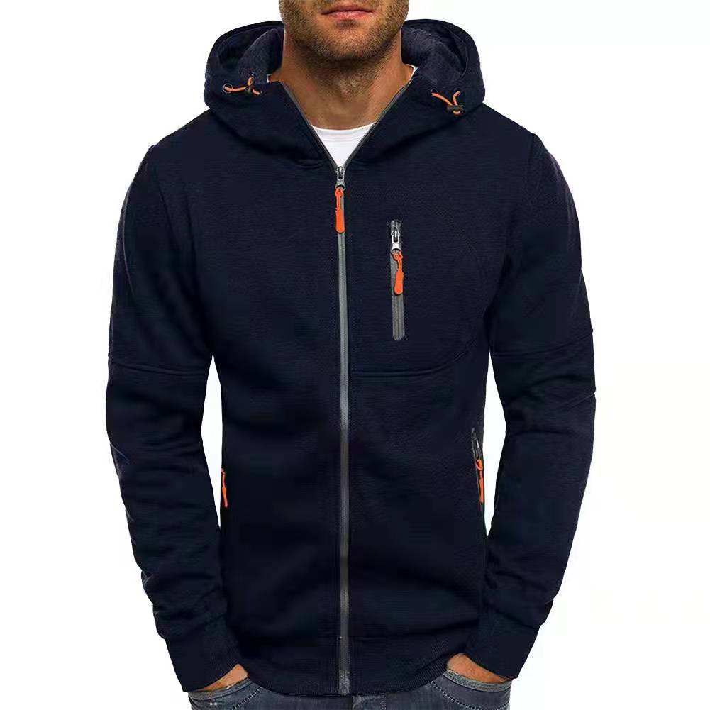 Men's Slim Fit Full-Zip Hoodie