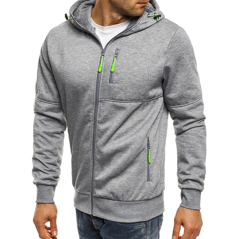 Men's Slim Fit Full-Zip Hoodie