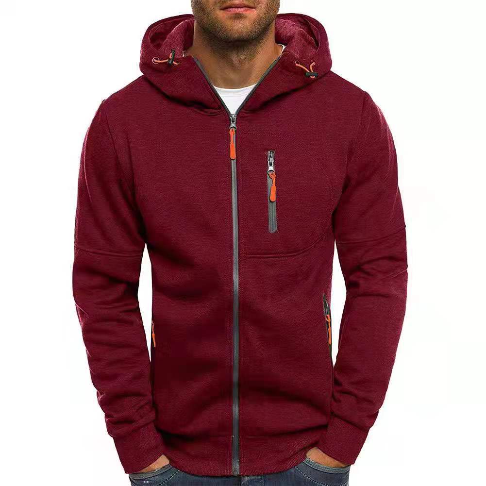 Men's Slim Fit Full-Zip Hoodie