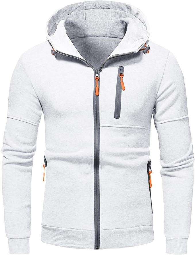 Men's Slim Fit Full-Zip Hoodie