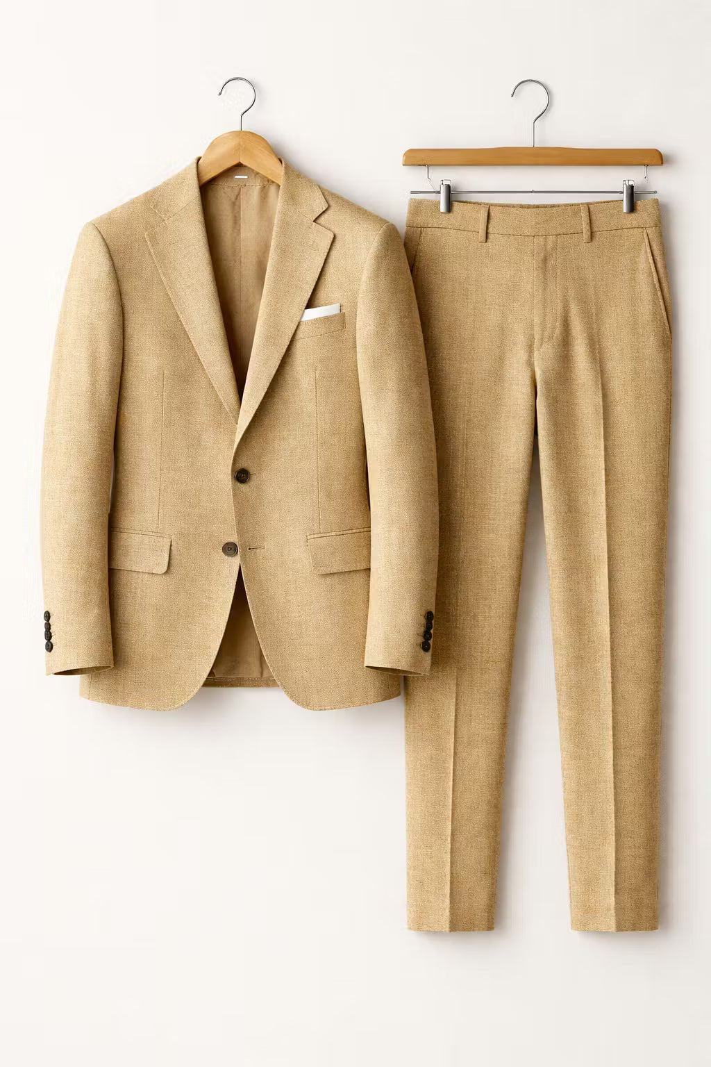 Men's Slim-Fit Two-Piece Professional Suit
