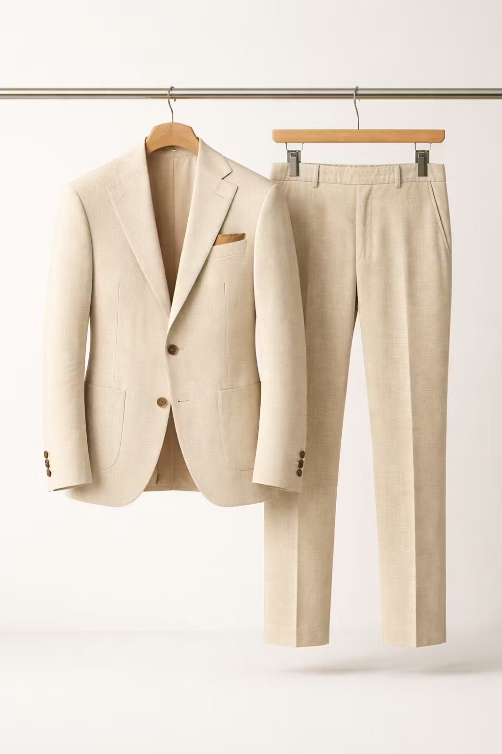 Men's Slim-Fit Two-Piece Professional Suit