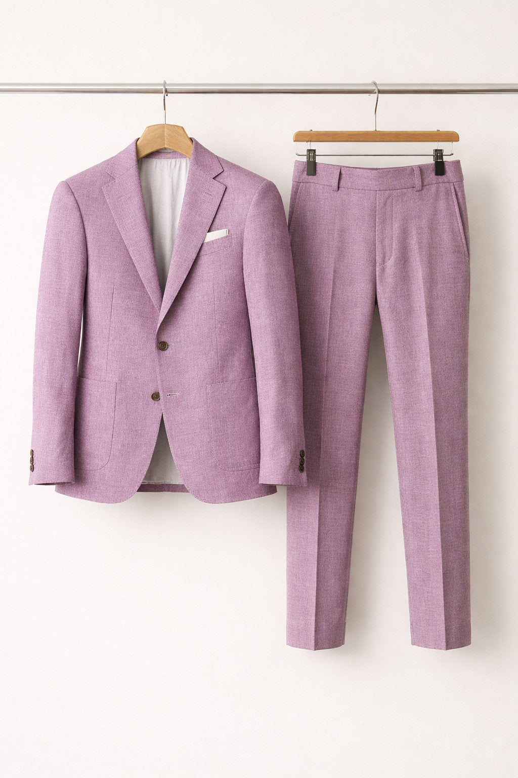 Men's Slim-Fit Two-Piece Professional Suit