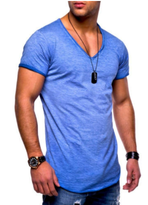 Men's Slim Fit V-Neck T-Shirt