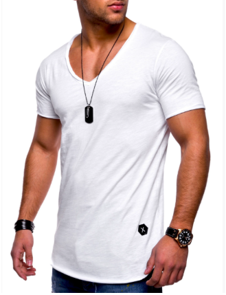 Men's Slim Fit V-Neck T-Shirt