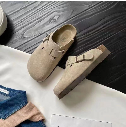 Men's Slip-On Buckled Clogs