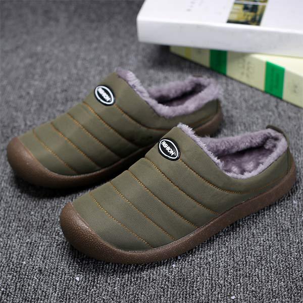 Men's Slippers - Warmly Lined for Winter