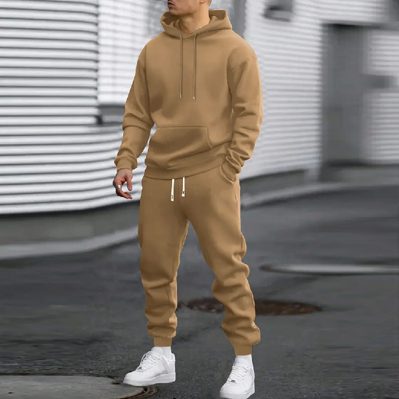 Men's Sporty Hoodie Tracksuit in High-Quality Sweatshirt Fabric