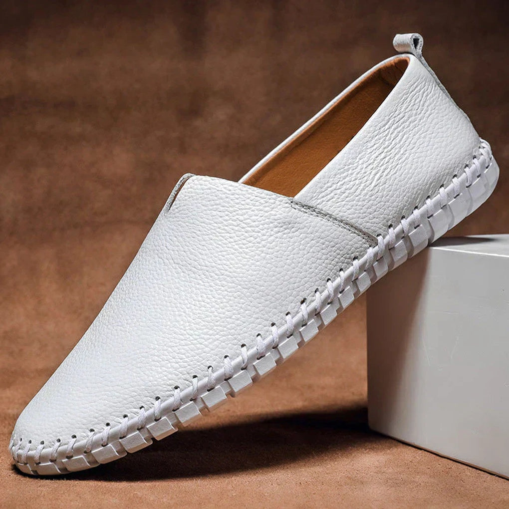 Men's Stitched Moc Toe Driving Loafers
