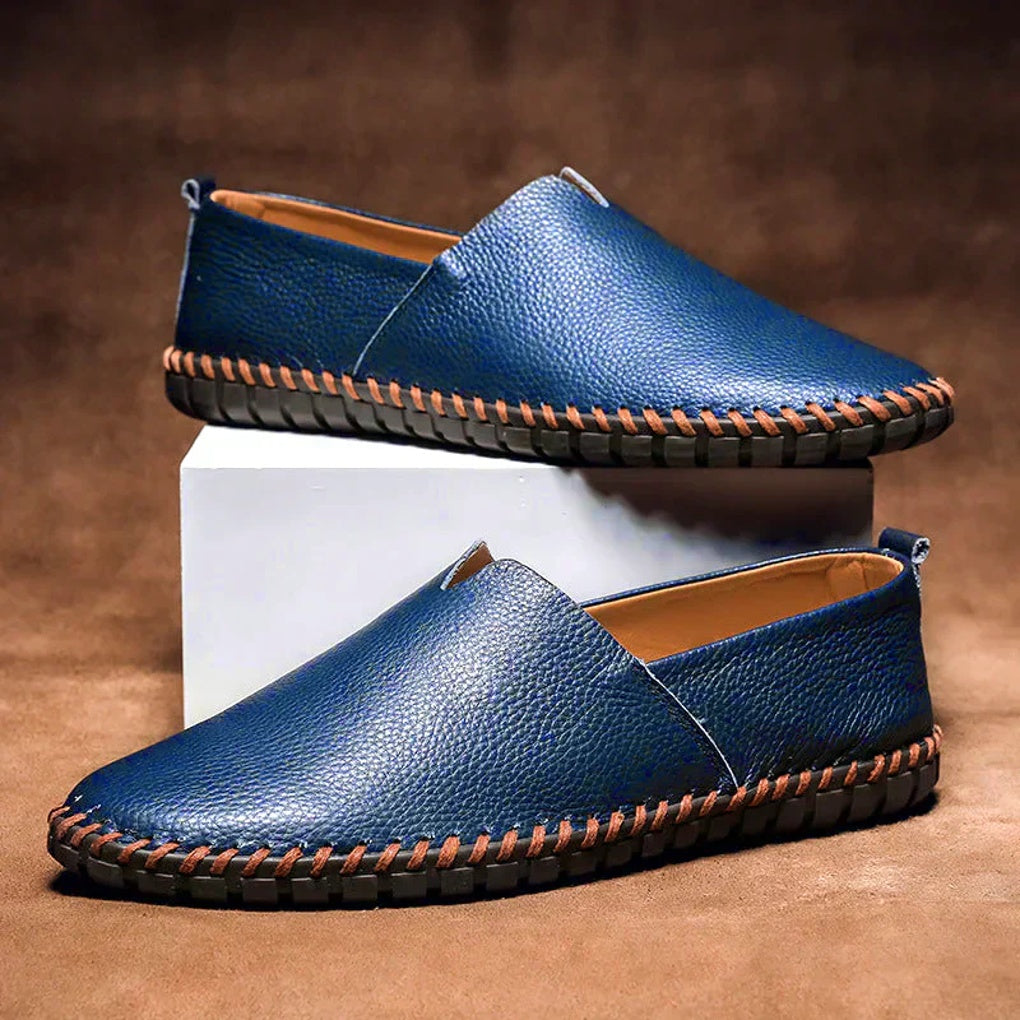 Men's Stitched Moc Toe Driving Loafers
