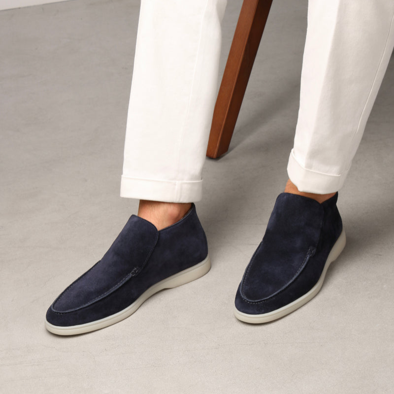 Men's Suede Slip-On Shoes