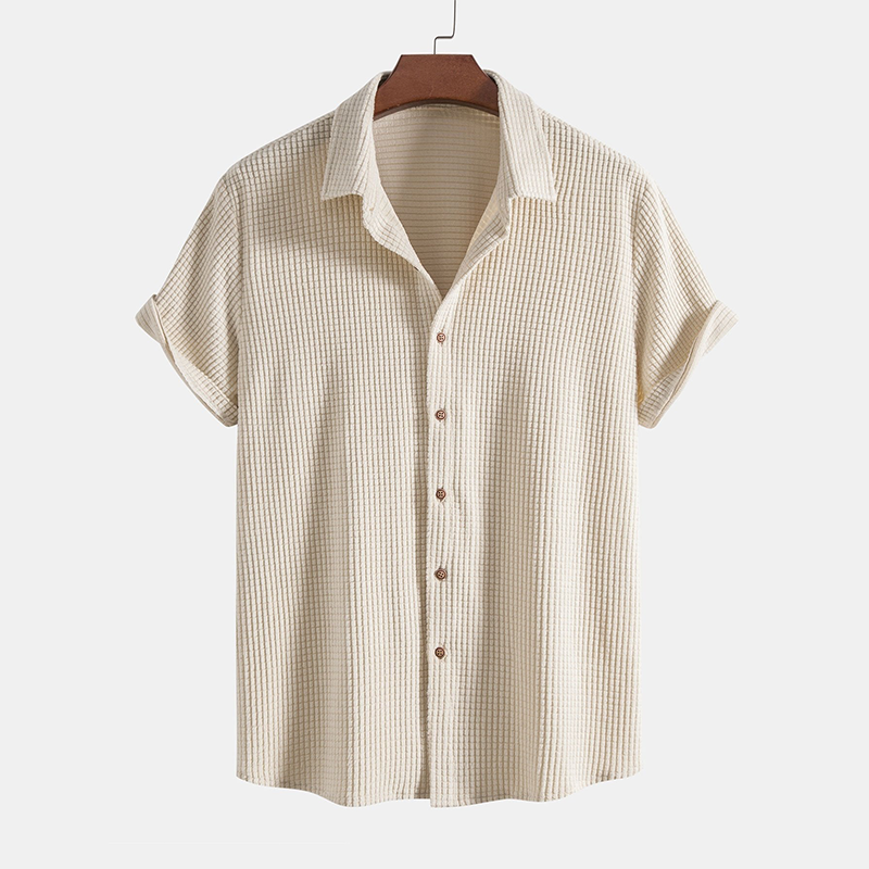 Men's Summer Waffle Knit Lounge Set