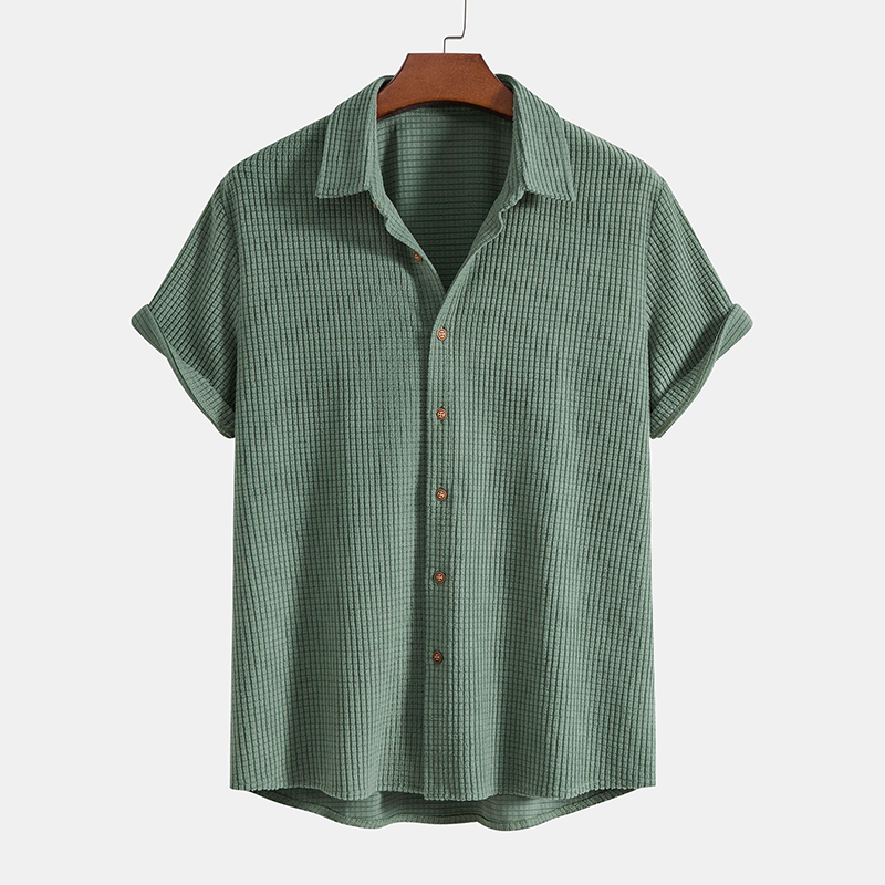 Men's Summer Waffle Knit Lounge Set