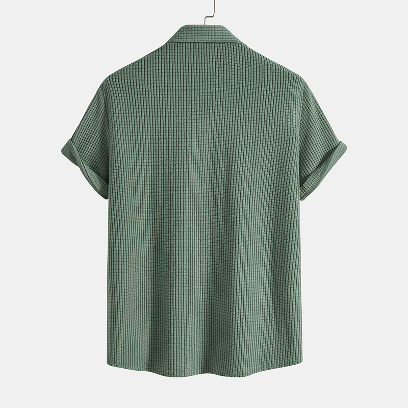 Men's Summer Waffle Knit Lounge Set