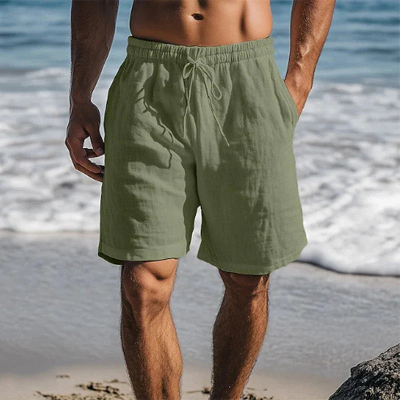 Men's Swimming Trunks with Adjustable Waist for Summer Activities