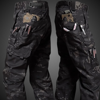 Men's Tactical Pants with Multi-Pocket Design