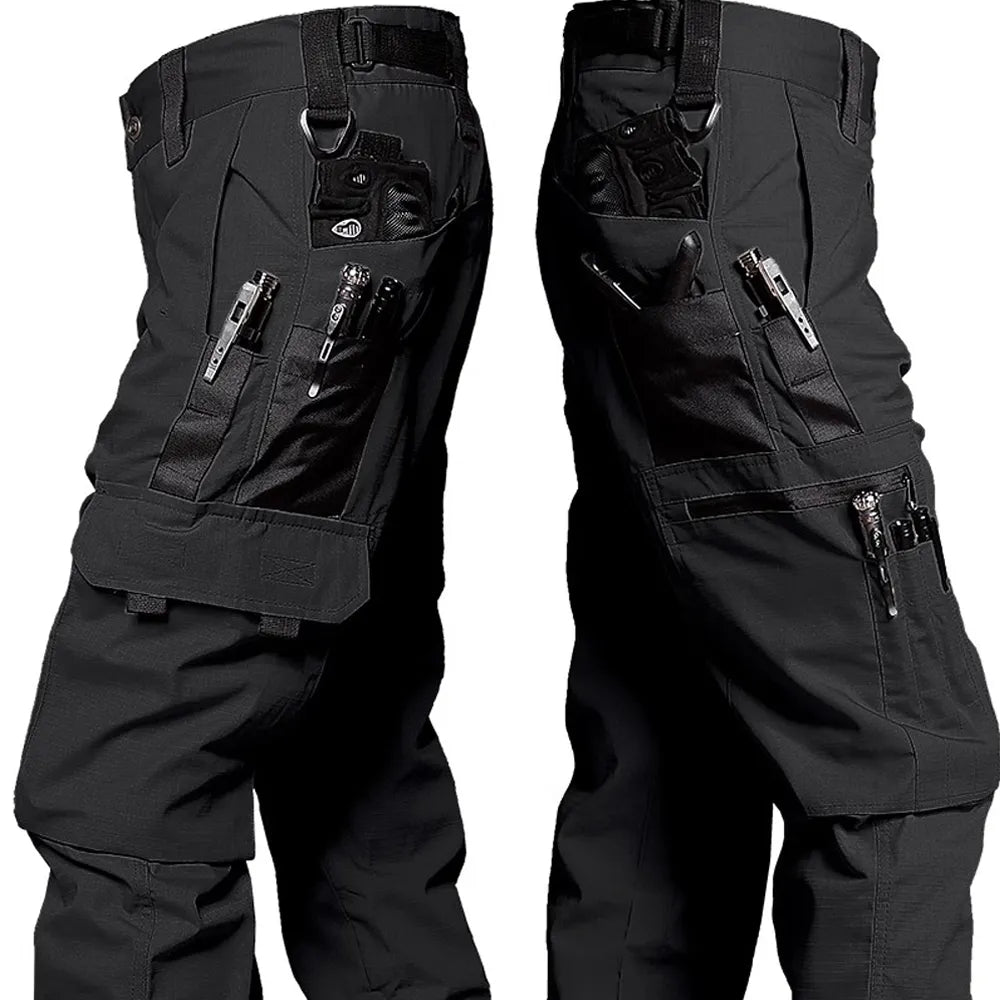 Men's Tactical Pants with Multi-Pocket Design