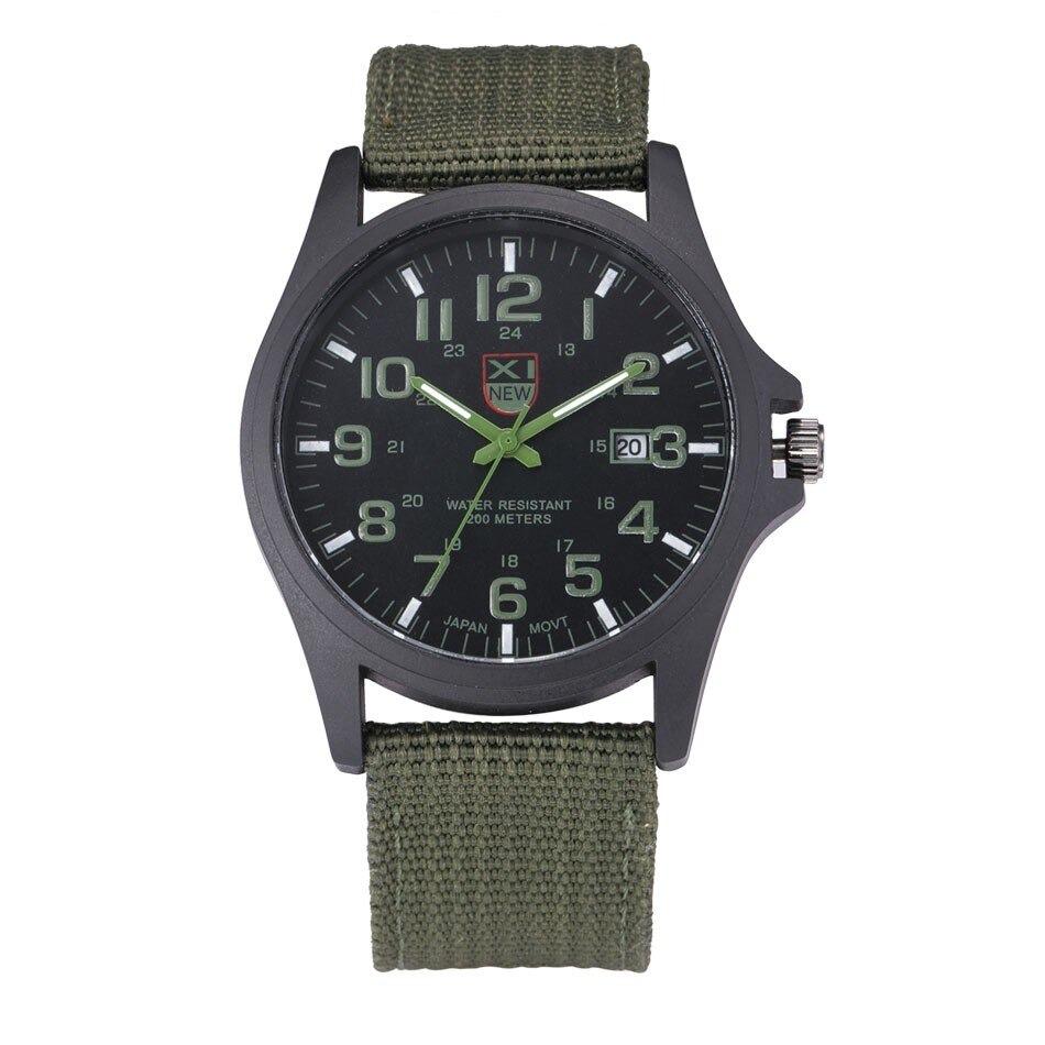Men's Tactical Watch – Waterproof and Shock-Resistant with LED