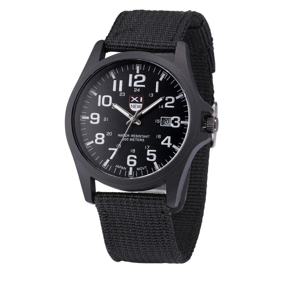 Men's Tactical Watch – Waterproof and Shock-Resistant with LED