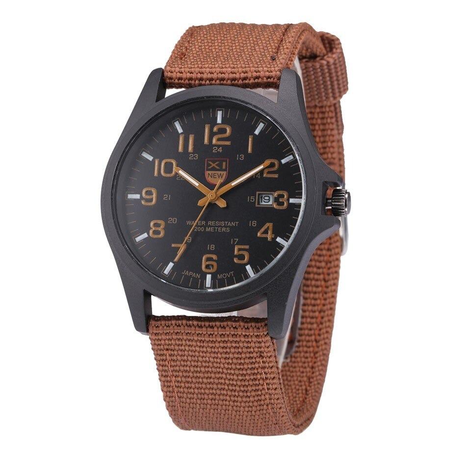 Men's Tactical Watch – Waterproof and Shock-Resistant with LED