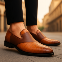 Men's Textured Slip-On Loafers