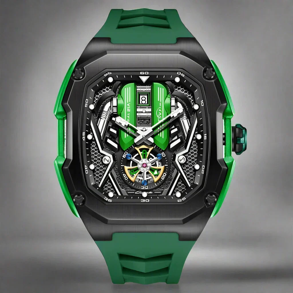 Men's Tourbillon Chronograph Luxury Watch