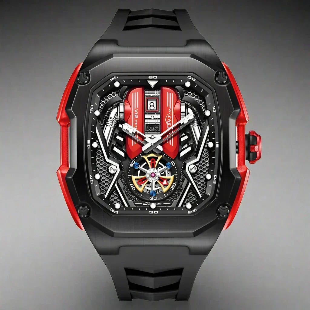 Men's Tourbillon Chronograph Luxury Watch