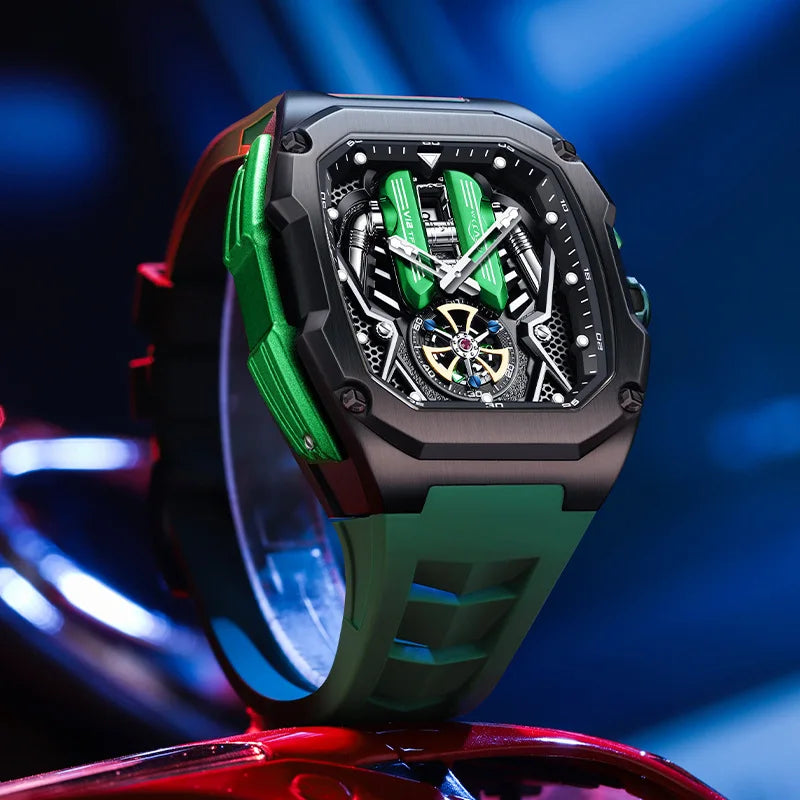 Men's Tourbillon Chronograph Luxury Watch