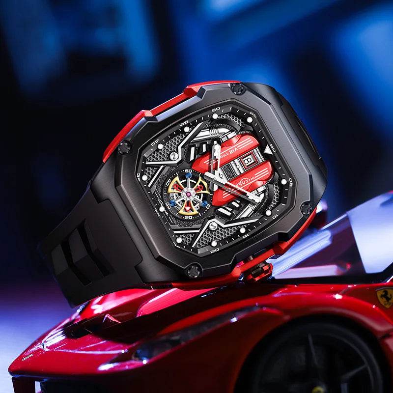 Men's Tourbillon Chronograph Luxury Watch