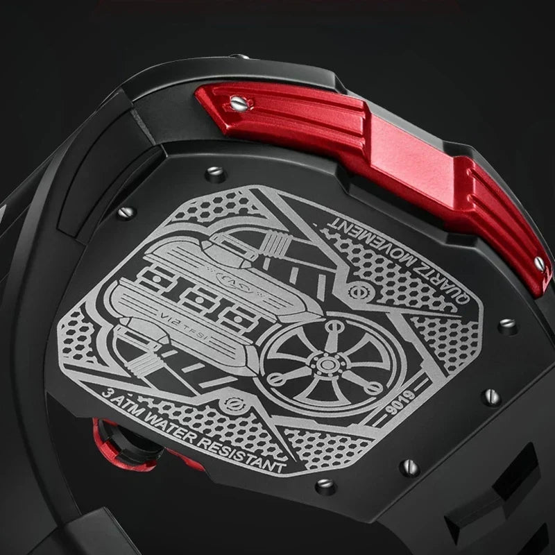 Men's Tourbillon Chronograph Luxury Watch