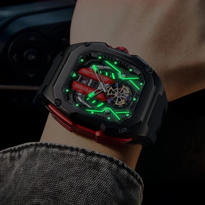 Men's Tourbillon Chronograph Luxury Watch