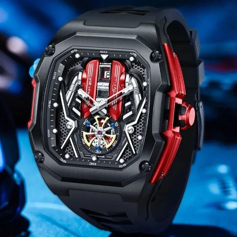 Men's Tourbillon Chronograph Luxury Watch