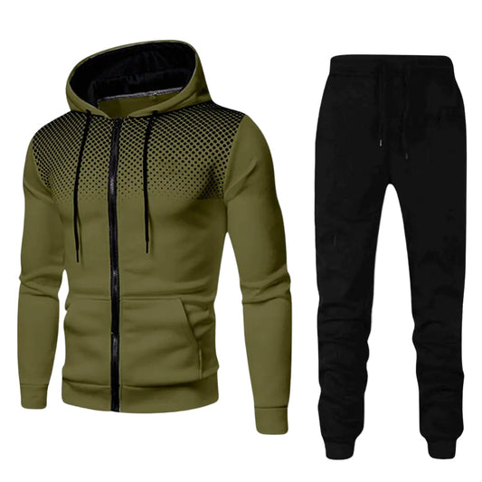 Men's Tracksuit Set Hoodie and Joggers in Stylish Design