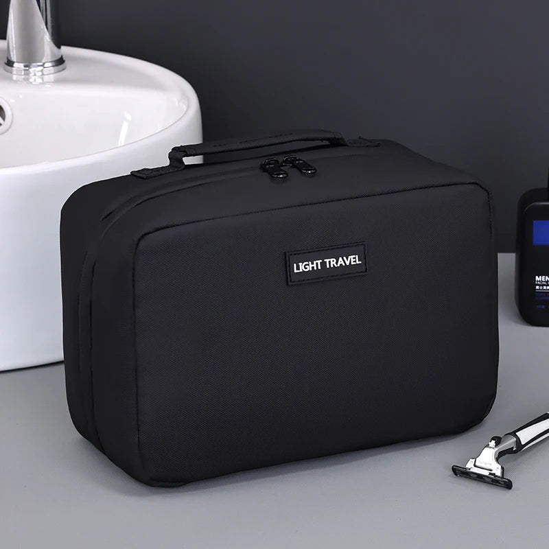 Men's Travel Toiletry Bag | Water-Resistant and Tear-Resistant | With Handle and Large Storage Capacity