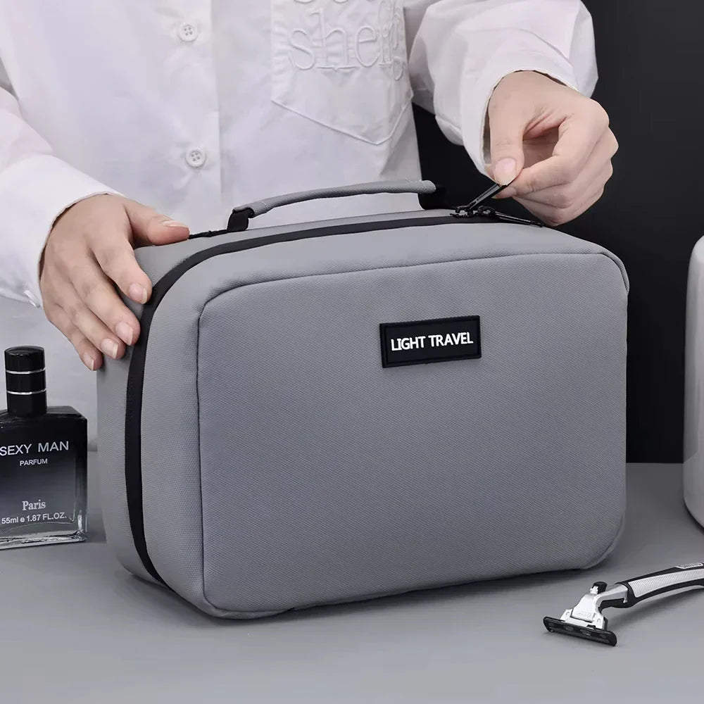 Men's Travel Toiletry Bag | Water-Resistant and Tear-Resistant | With Handle and Large Storage Capacity