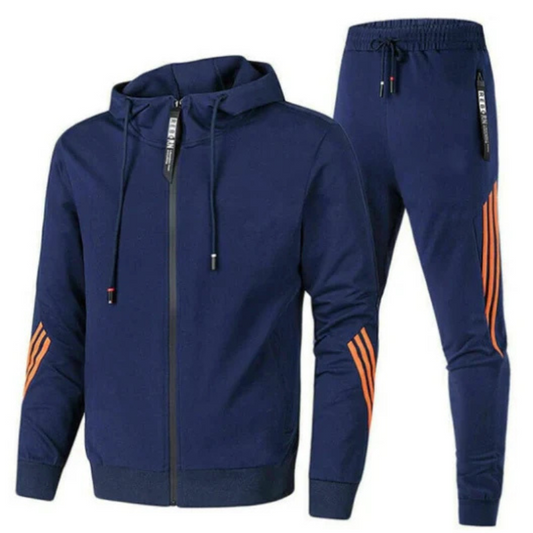 Men's Two-Piece Tracksuit - Sporty and Stylish