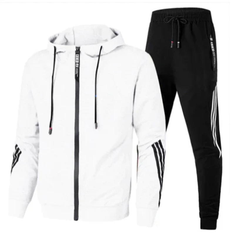 Men's Two-Piece Tracksuit - Sporty and Stylish