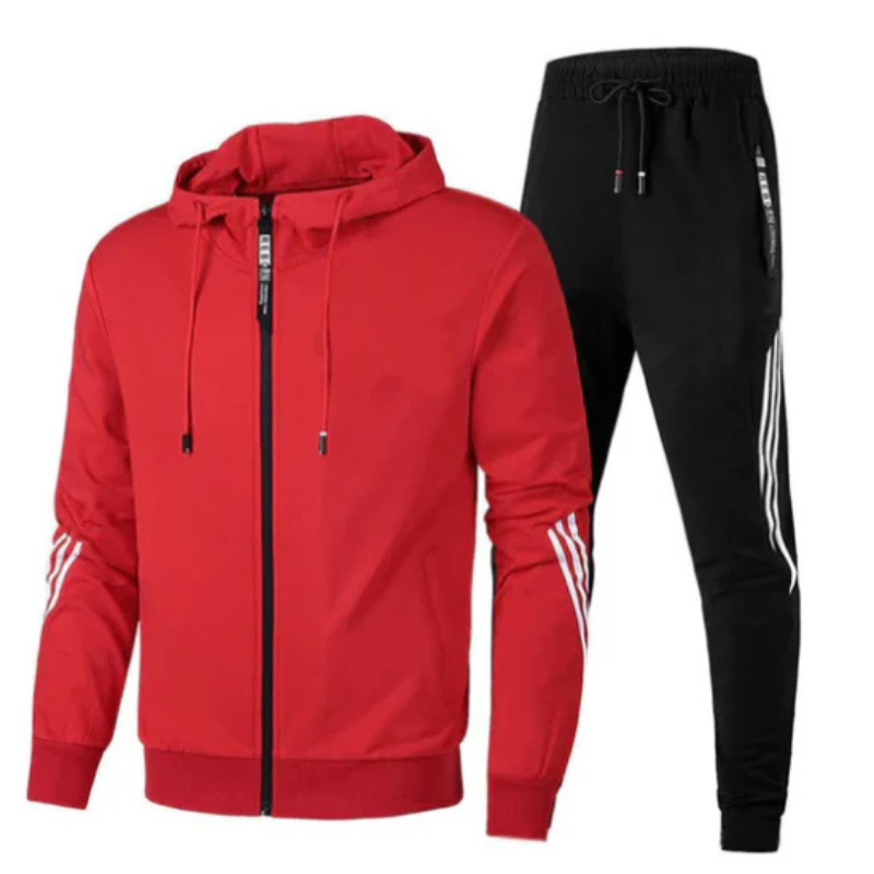 Men's Two-Piece Tracksuit - Sporty and Stylish