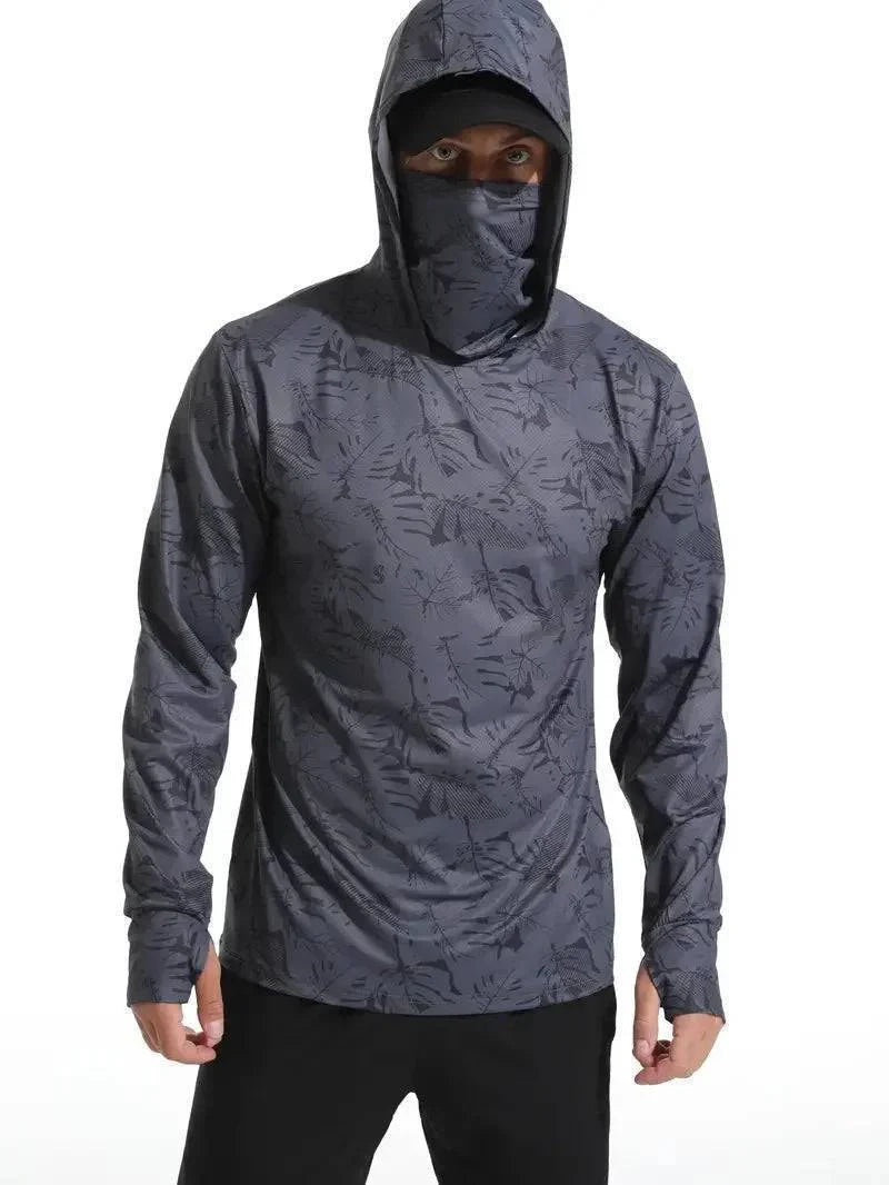 Men's UV Protection Hoodie - Quick-Dry Outdoor Performance Shirt
