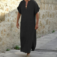 Men's V-Neck Long Shirt