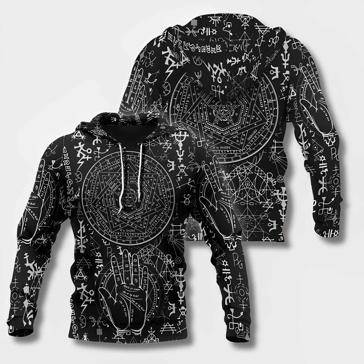 Men's Viking Style Cotton Hoodie