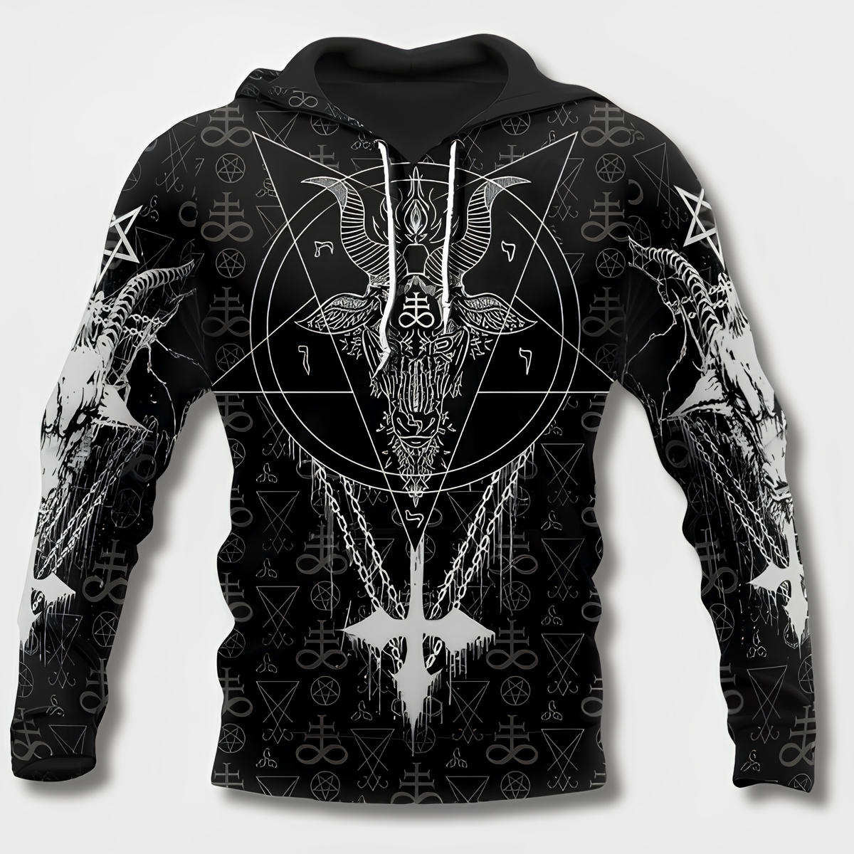 Men's Viking Style Cotton Hoodie