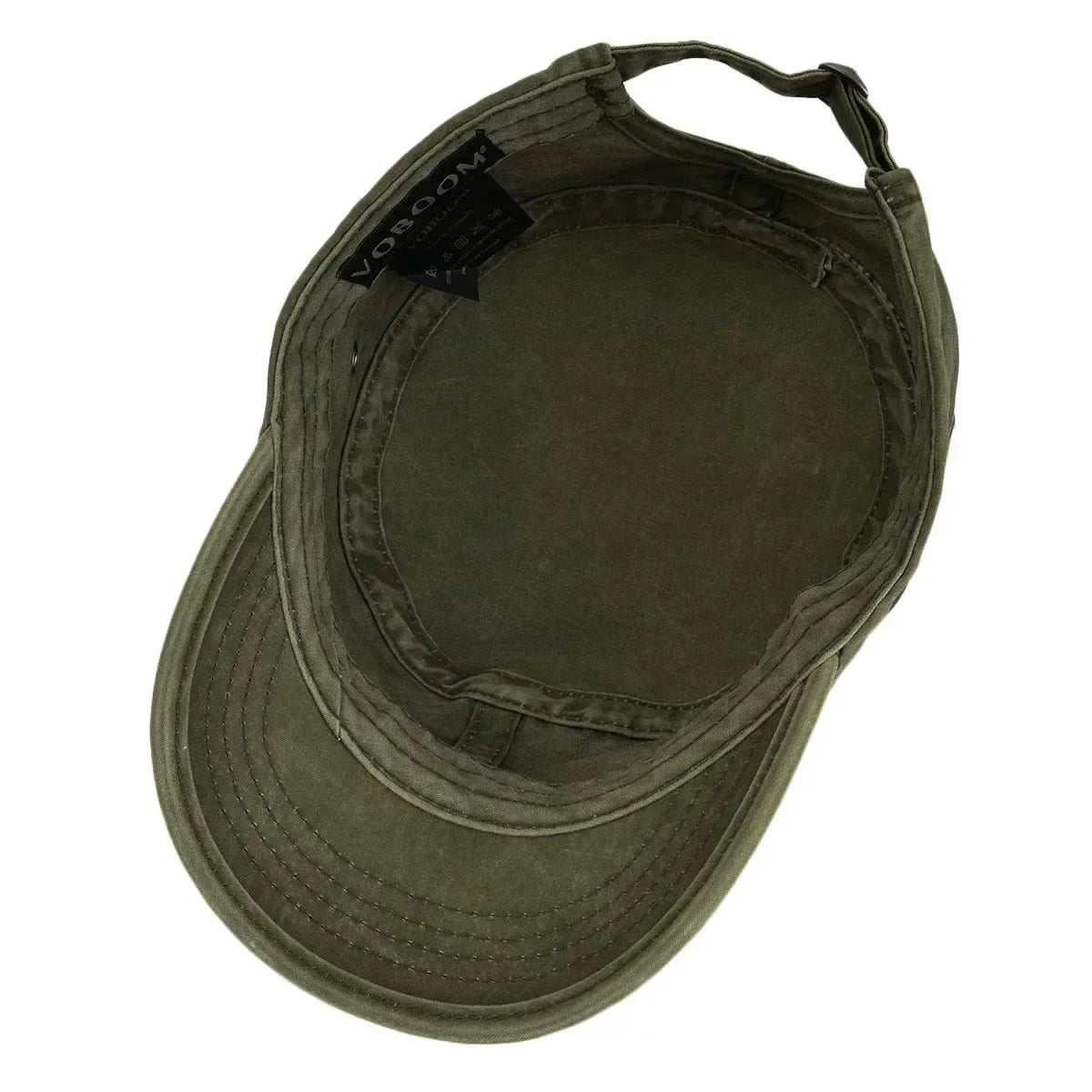 Men's Vintage Adjustable Military-Style Cap