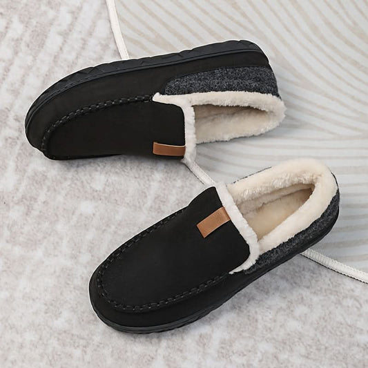 Men's Warm Faux Wool Slippers