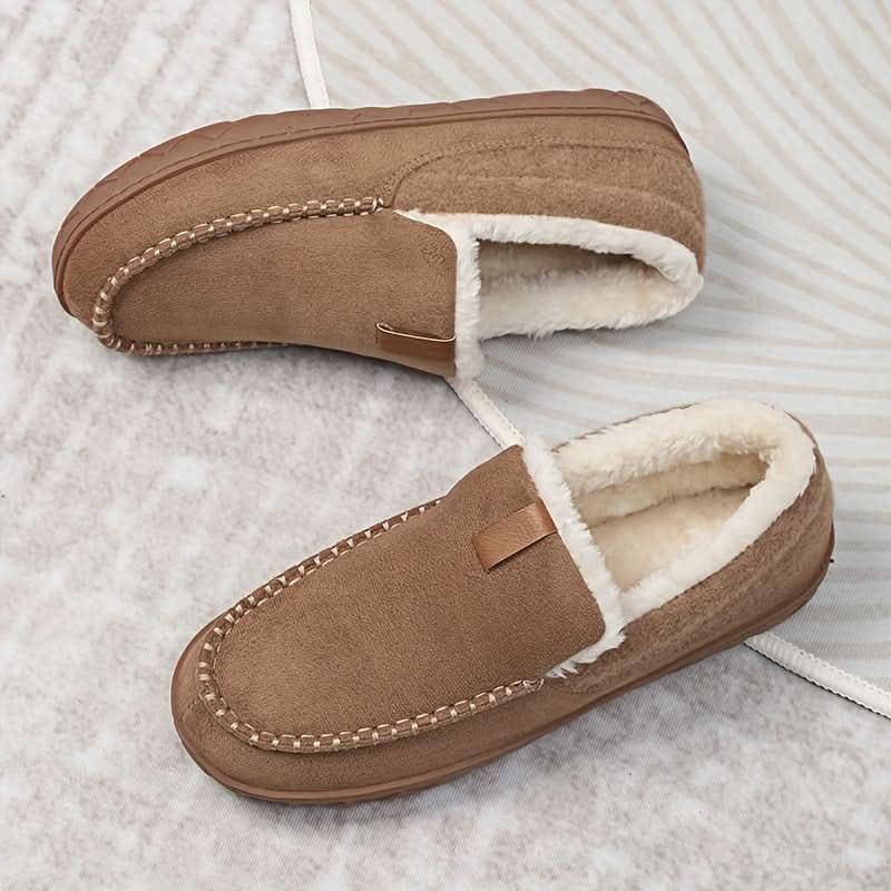 Men's Warm Faux Wool Slippers