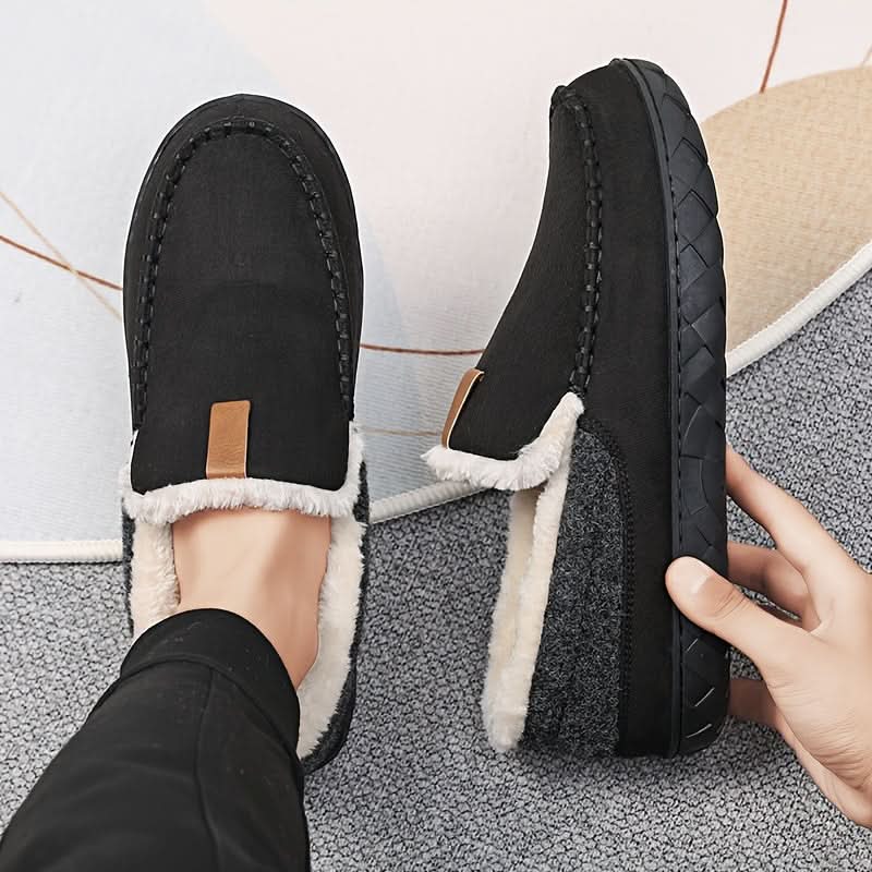 Men's Warm Faux Wool Slippers